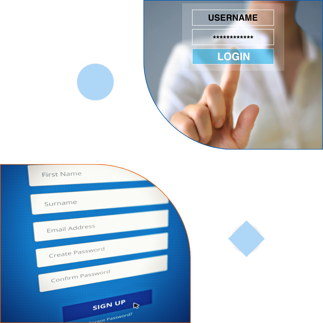 login or signup